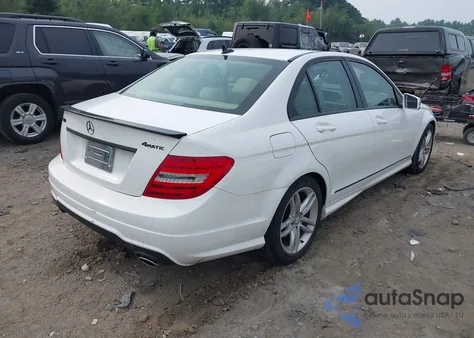 2013 Mercedes-Benz C 300 Sport 4Matic from USA, damaged, VIN WDDGF8AB1DG077572